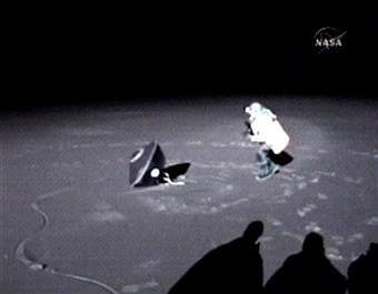 ������� Stardust ����� �����������, ���� NASA-TV