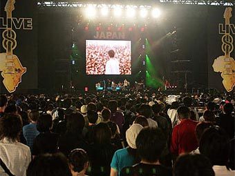 ������� Live 8 � �����. ���� � ����� ���������� Sky News