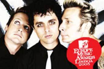 Green Day. ���� � ����� MTV Europe