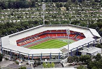 ����� Frankenstadion ����������� � �����, ��� ������� ��������� ���� �����. ���� AFP