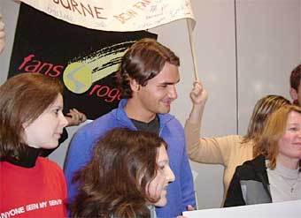 ���� ������� � ��������� �����. ���� rogerfederer.com