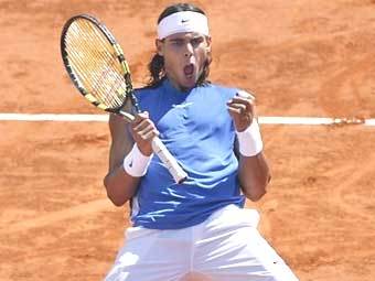 ������� ������ ����� �������� ���� ����� ���������� Roland Garros. ���� AFP