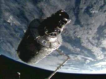 ������ "�������" ���������� �� ������� ����� � ������� ����-������������. ���� NASA TV. 