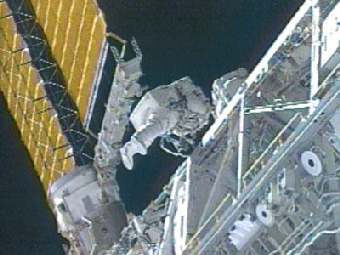 ������ ���� � ��������� ������� ������� �����. ���� NASA TV. 