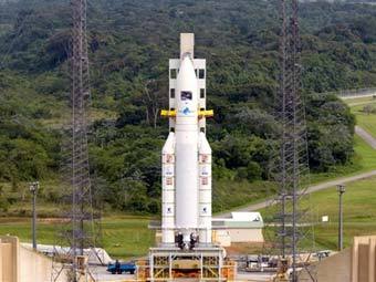 ������-�������� Ariane 5 � ���������� ATV �� ��������� ��������. ���� AFP