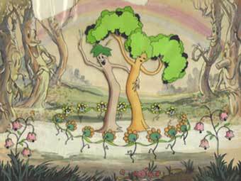 ����� ����� �� ���� �� ����������� "Flowers and Trees" � ����� animationartconservation.com