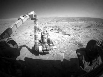 ���� �� ����� ��������� Spirit � ����������� �����. ���� � ����� NASA