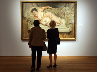 ������� ������� ������ "������ ������������" �� �������� ����� ��������� Christie's � ���-�����. ���� AFP