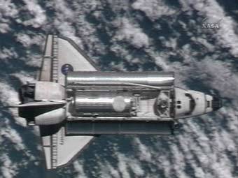 "���������" �� ������� � ���. ���� NASA TV, ���������� AFP