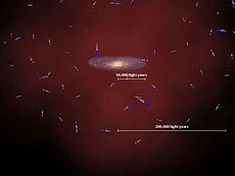 ����� ����� ������ �������, � ������� ������������� ���� ���������. ������� �������� ������ �������. � ������ ������� ����. ������ ������� �������� ������ ������� �������������� �����. ���� Axel Quetz, Max Planck Institute for Astrophysics (Heidelberg).