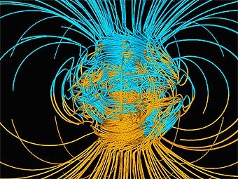 ����� ������������� ���������� ���� �����. ����������� Gary A. Glatzmaier (UCSC)