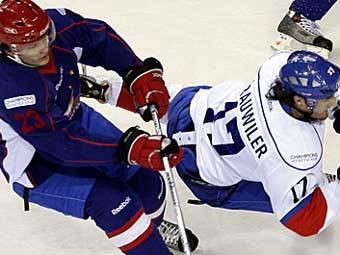 ������ ������� ����� "�����������" � "�������". ���� � ����� championshockeyleague.com